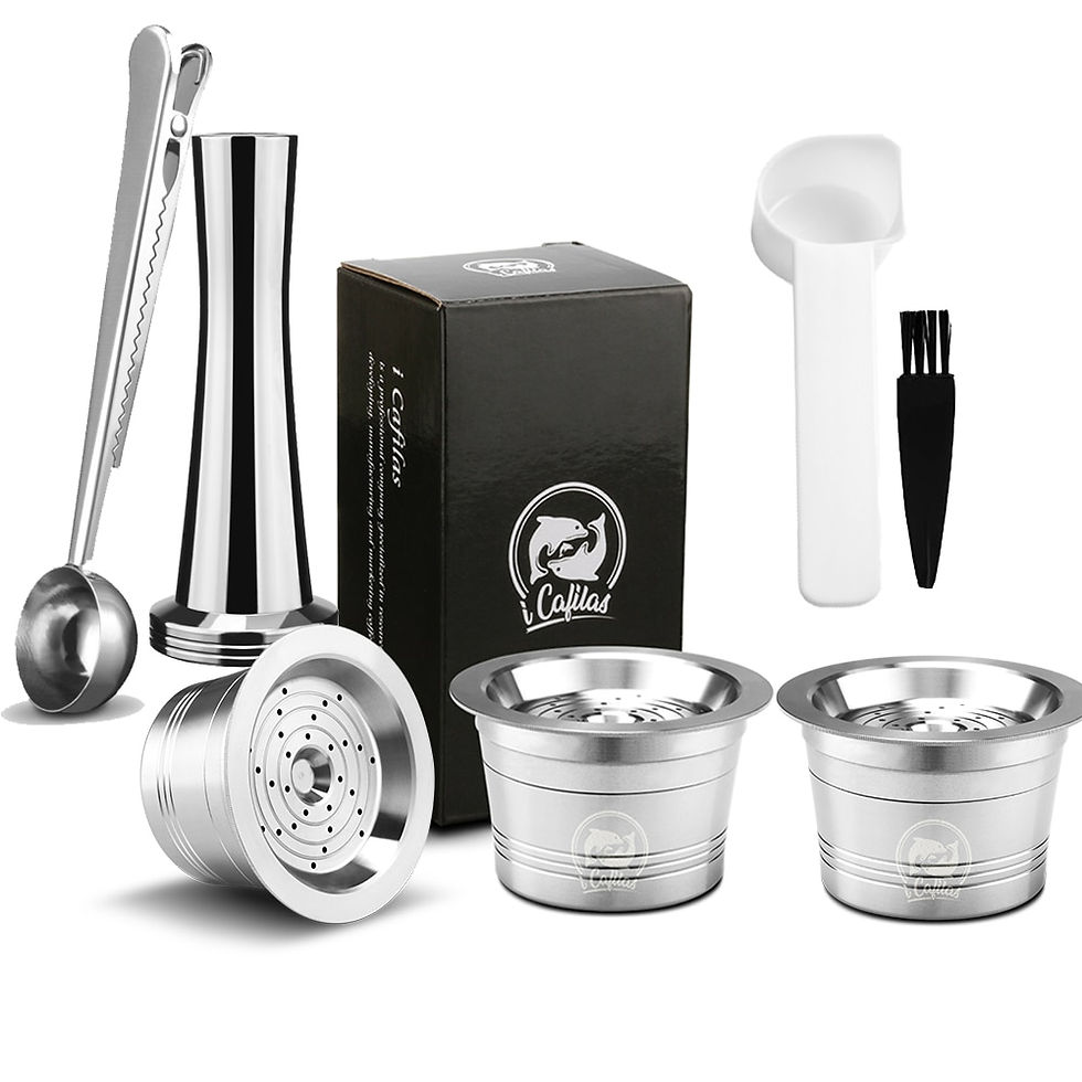 Thumbnail: Stainless Steel Reusable Coffee Capsule for Tchibo Cafissimo 