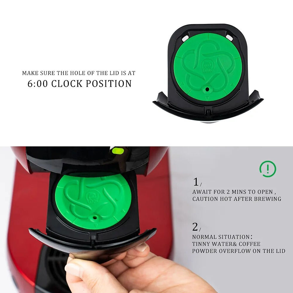 Thumbnail: Stainless Steel Reusable Coffee Capsule for Nescafe Dolce Gusto 