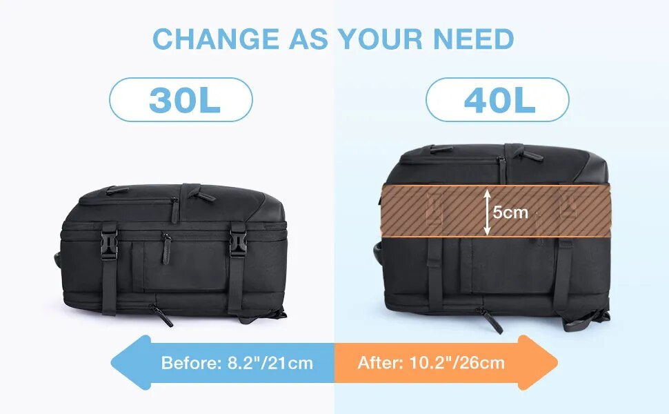 Thumbnail: 40L Waterproof Travel Backpack 