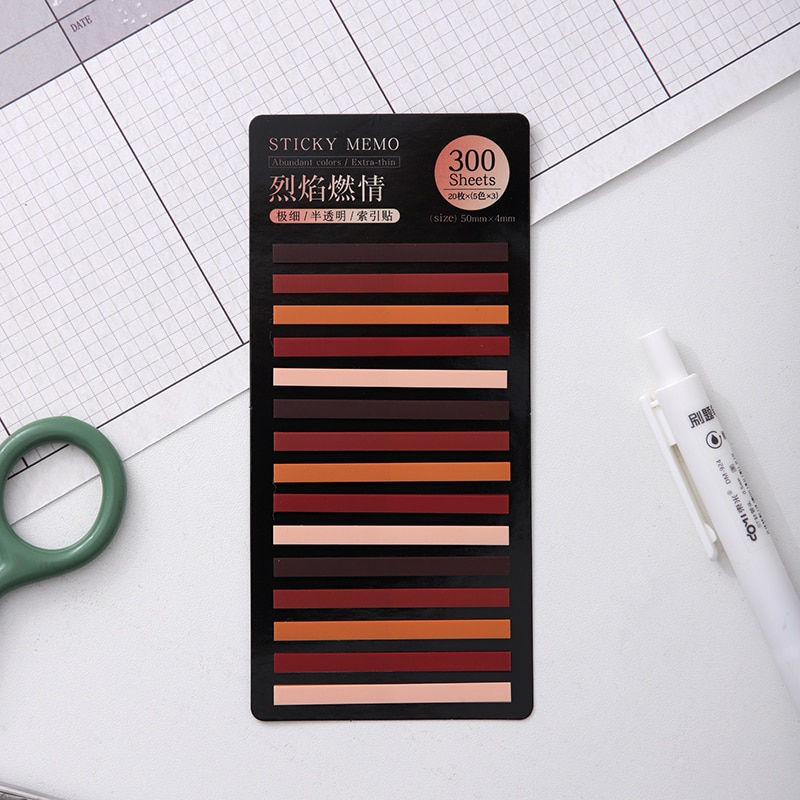 Thumbnail: 300 Sheets of Colorful Fluorescent Sticky Notes