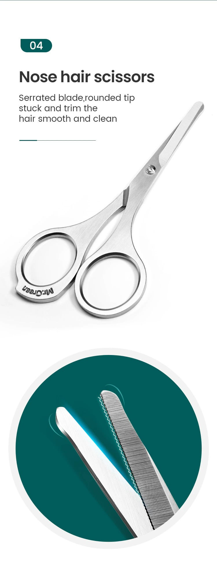 Thumbnail: Manicure Set With Leather Case 7 in 1