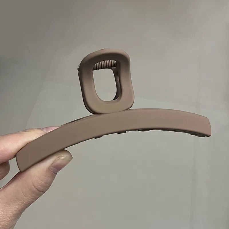 Thumbnail: Korean Coffee Color Large Hair Claw