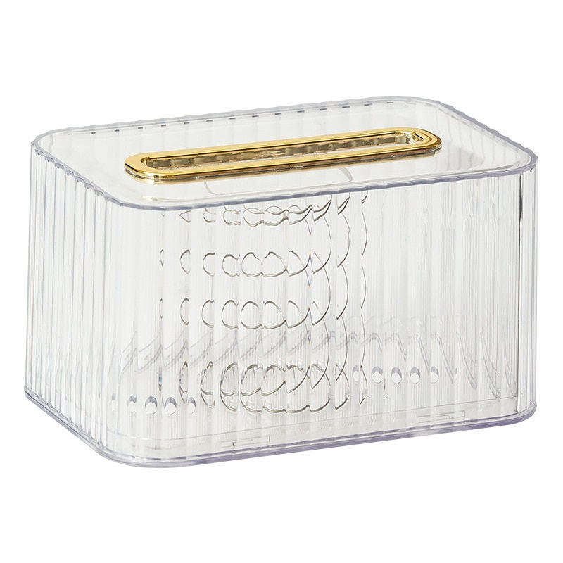 Thumbnail: Light luxury tissue box with spring