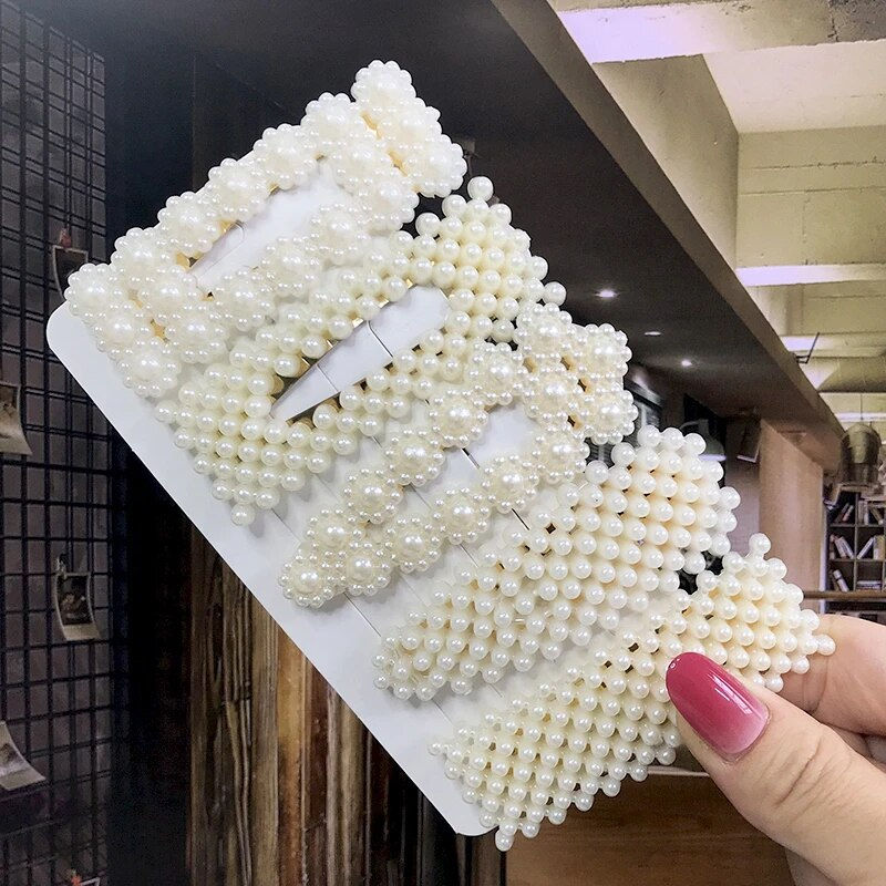 Thumbnail: 2/3/4 Set Pearl Hair Clips