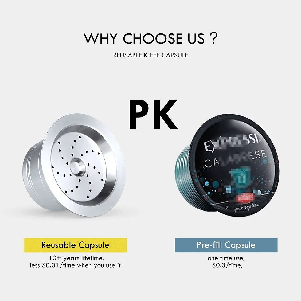 Thumbnail: Stainless Steel Refillable Coffee Pods for Aidl, Tchibo, Caffitaly