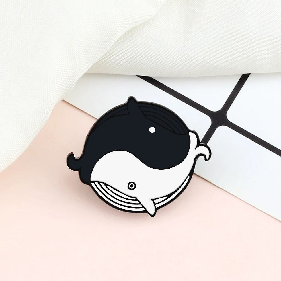 Thumbnail: Black-White Animal Yin-yang Brooches