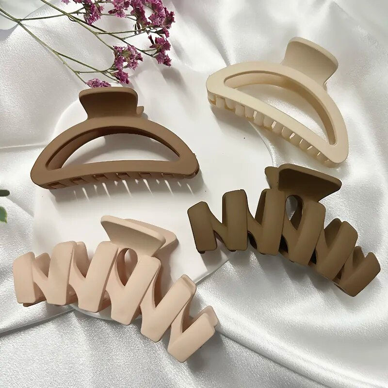 Thumbnail: Korean Coffee Color Large Hair Claw