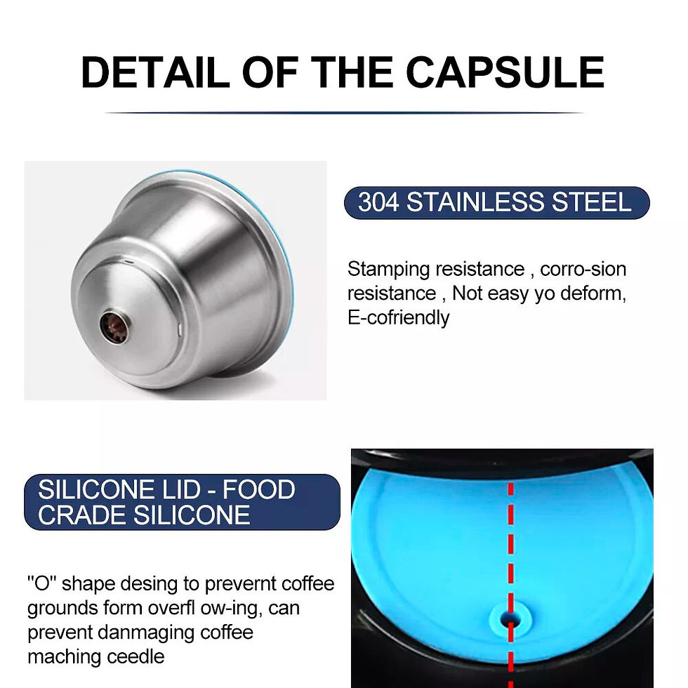 Thumbnail: Stainless Steel Filter Set For Nescafe Dolce Gusto