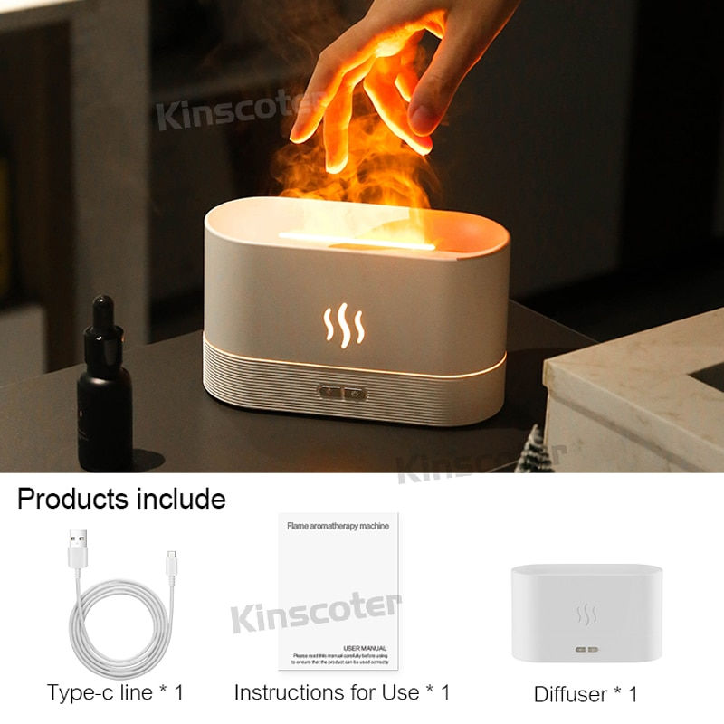 Thumbnail: Air Humidifier Ultrasonic Cool Mist Maker & Aroma Diffuser 