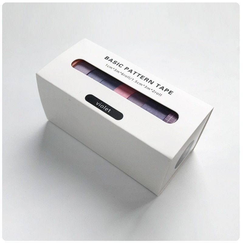 Thumbnail: 8Pcs Pure Colour Masking Tape
