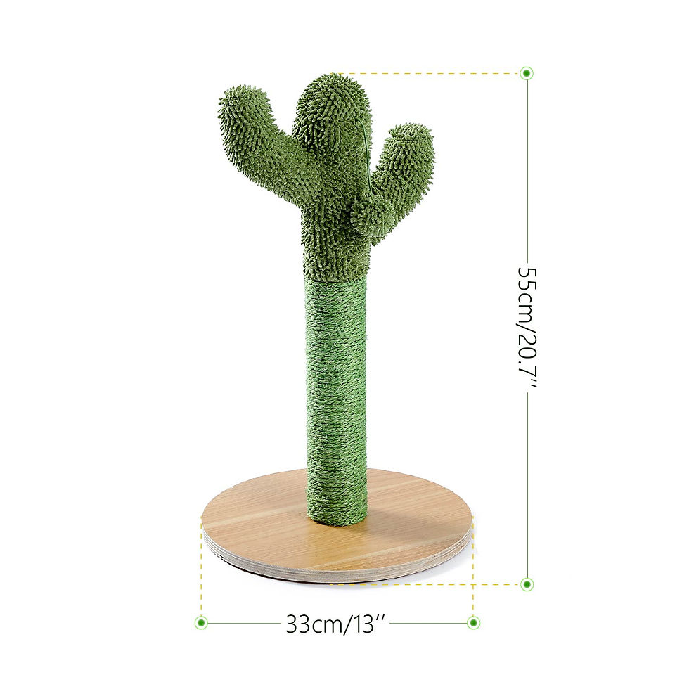 Thumbnail: Cute Cactus/Mushroom Cat Tree