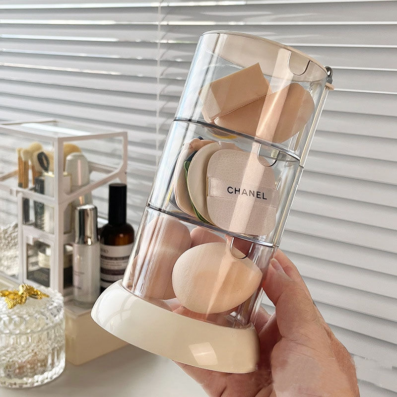 Cosmetic cotton, beauty egg storage shelf