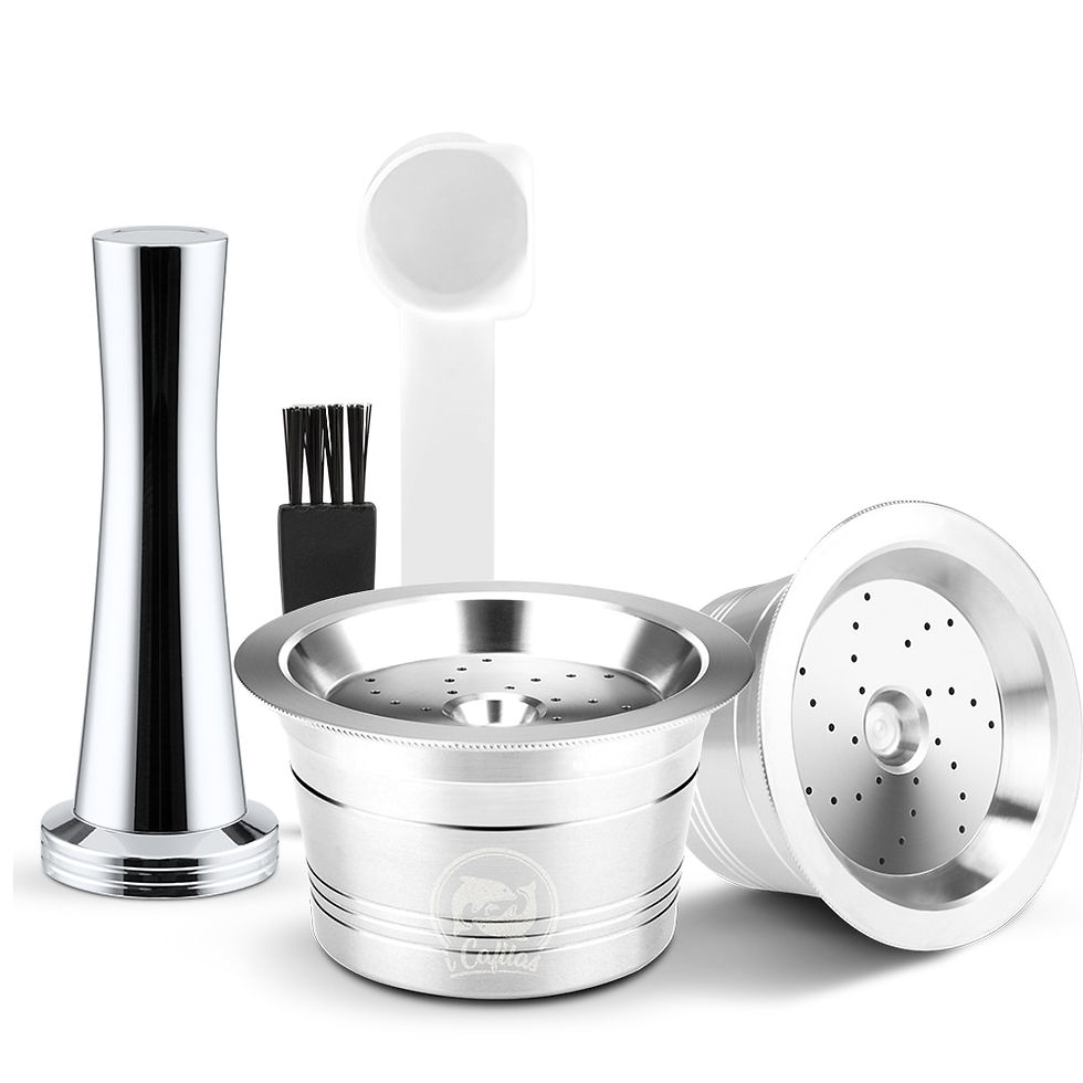 Thumbnail: Stainless Steel Refillable Coffee Pods for Aidl, Tchibo, Caffitaly