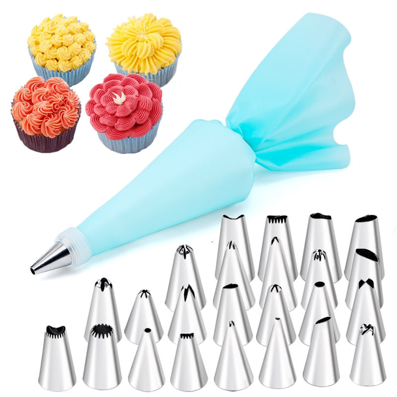 Thumbnail: Cream Nozzles Pastry Tools (6/14/26/29 pcs/set)