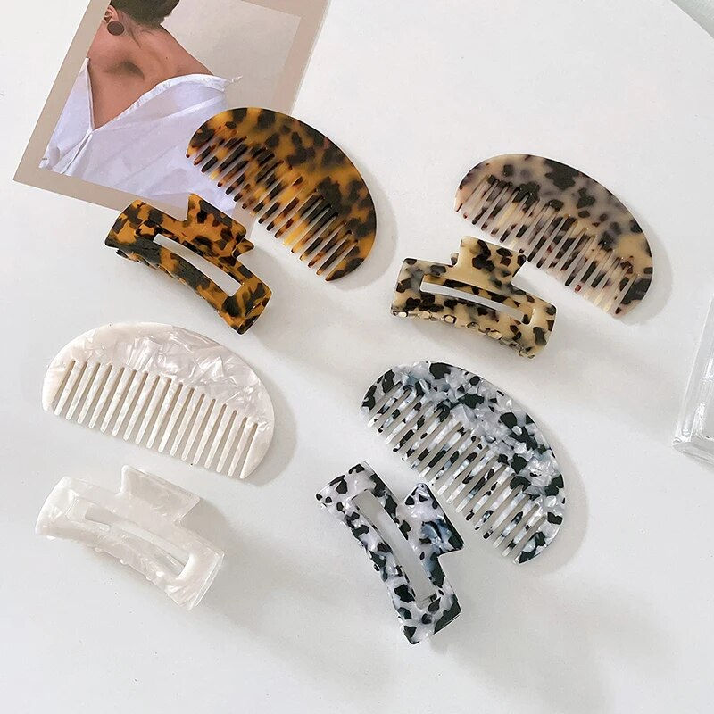 2Pcs/set The Newest Comb and Hair Claw