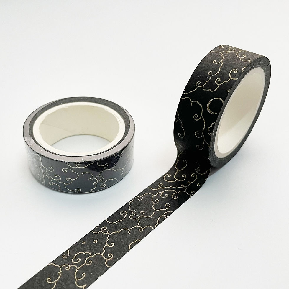 Thumbnail: 1.5 mm Bronze Geometry Pastel Washi Tape