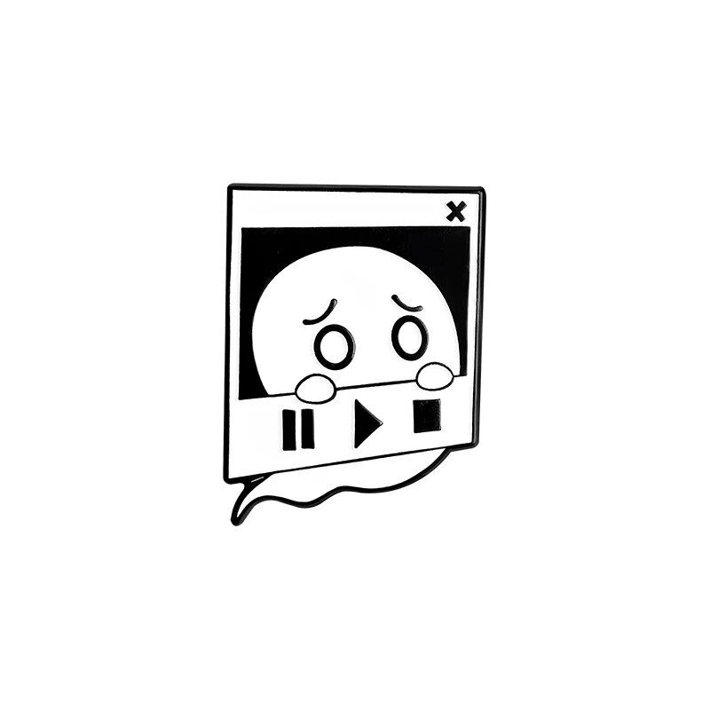 Thumbnail: Funny Halloween Ghost Enamel Pins 