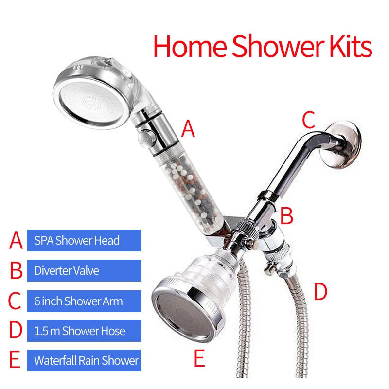 Thumbnail: 3-Function SPA Shower Head with Anion Filter