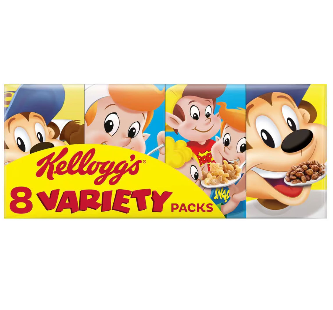 Kellogg's Variety 8 Pack Cereal 