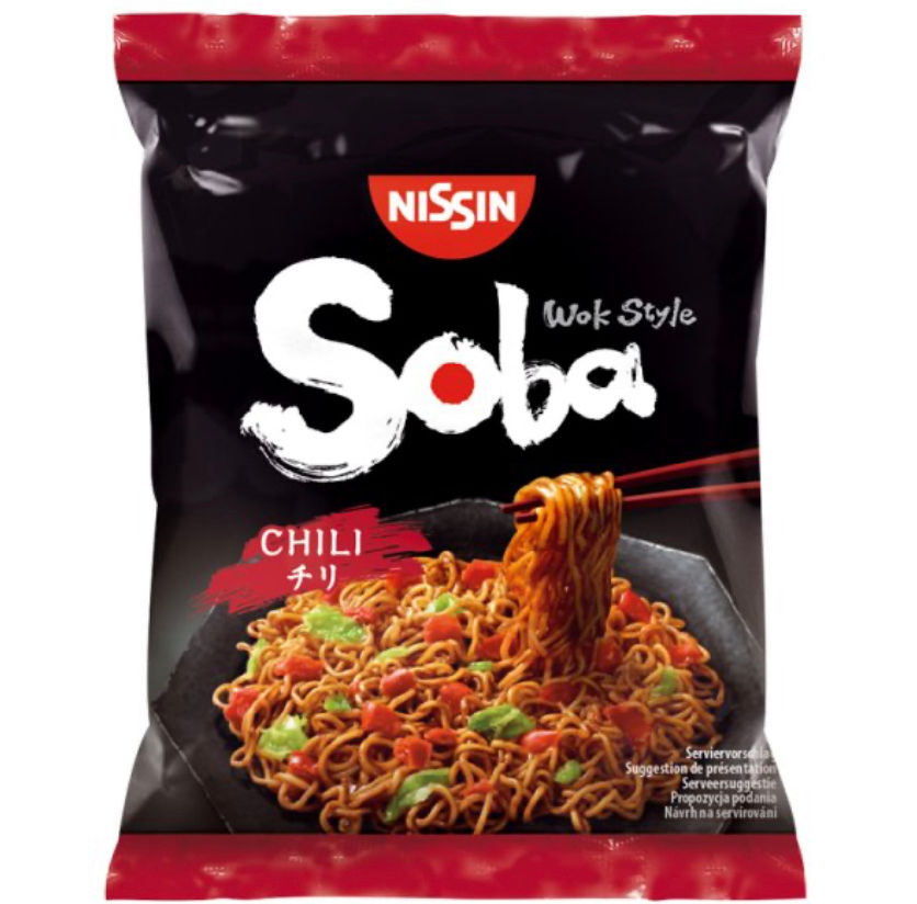 Nissin Soba Chilli Instant Wok Style Noodles 111g