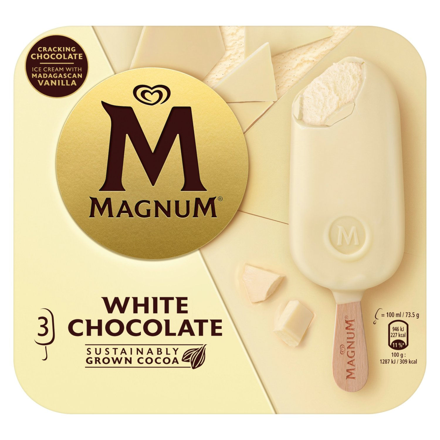Magnum White 3X100ml 