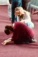 Tamara comforts woman finding Jesus's love