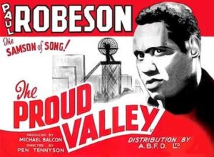 Image: Paul Robeson's 'Proud Valley' movie poster
