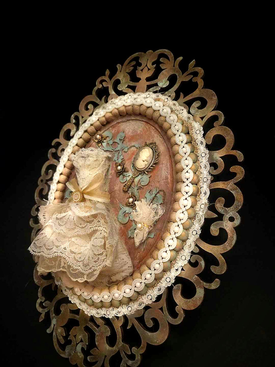 wall art, wedding dress, Victorian themed, gift 