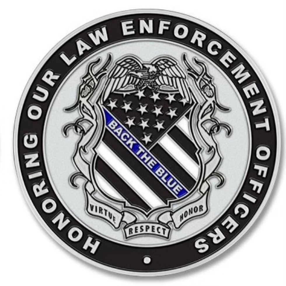 Thumbnail: 2023 Never Walk Alone Challenge Coin - Honoring Law Enforcement 