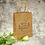 Thumbnail: Thank You For Being My Bridesmaid- Kraft Gift Bags. Eco-Friendly Party Favours Bag. Hand Stamped Brown Paper Bag With Handles