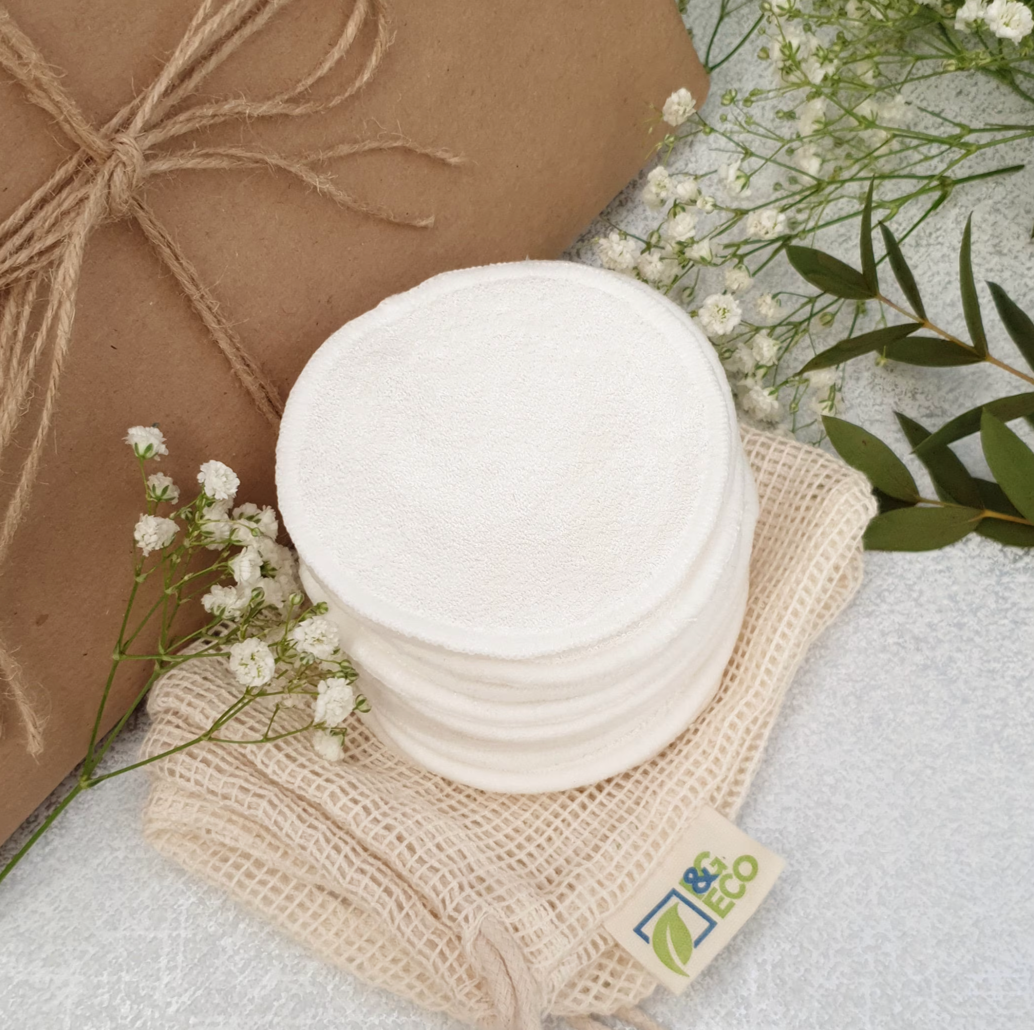 Reusable Bamboo Cotton Makeup Remover Pads