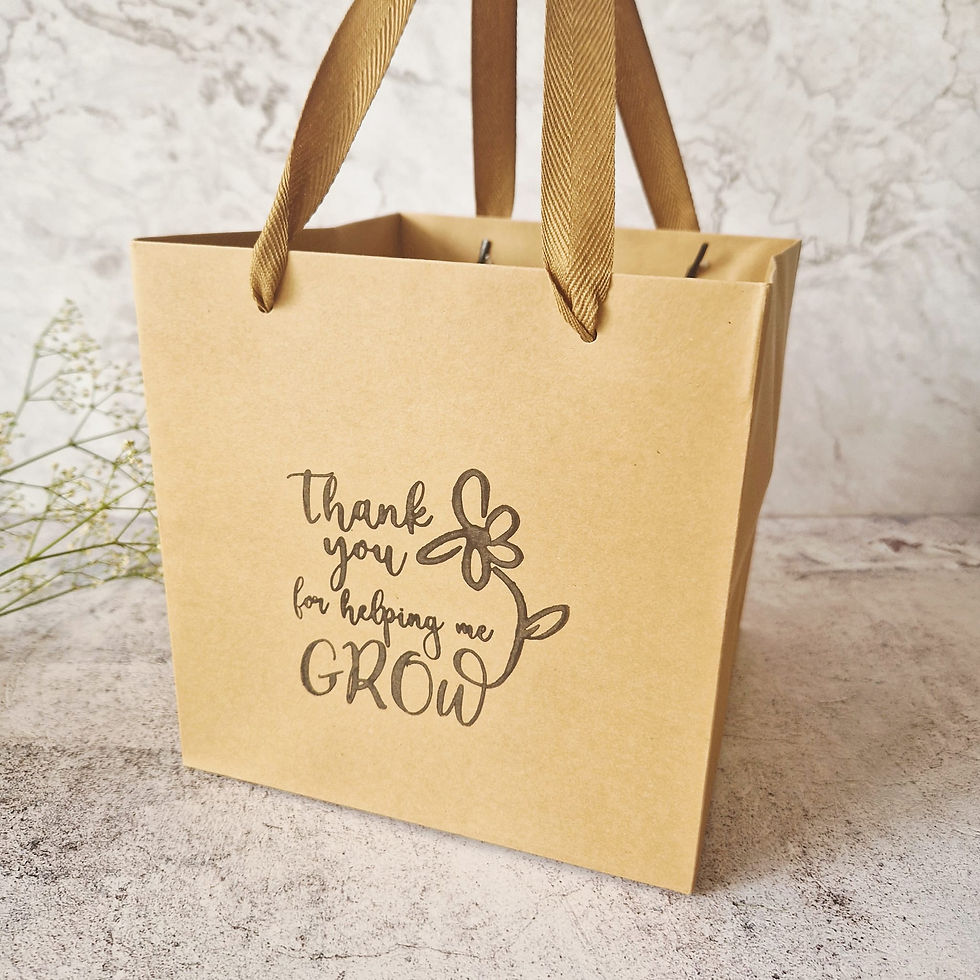 Thumbnail: Thank You For Helping Me Grow Gift Bag