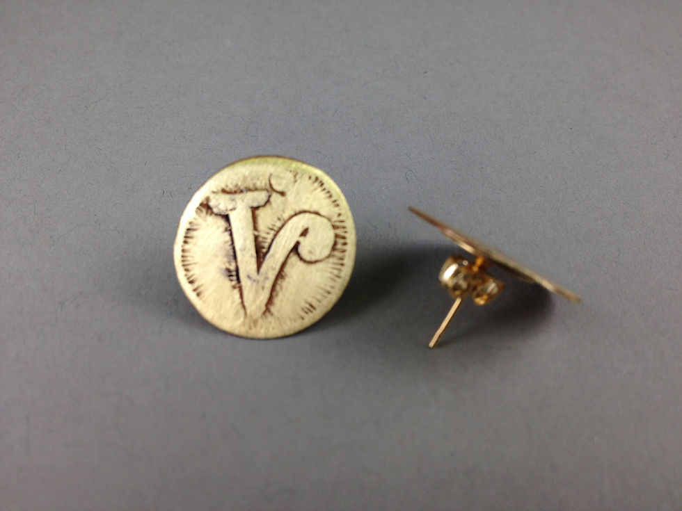 Thumbnail: Initial Brass Studs