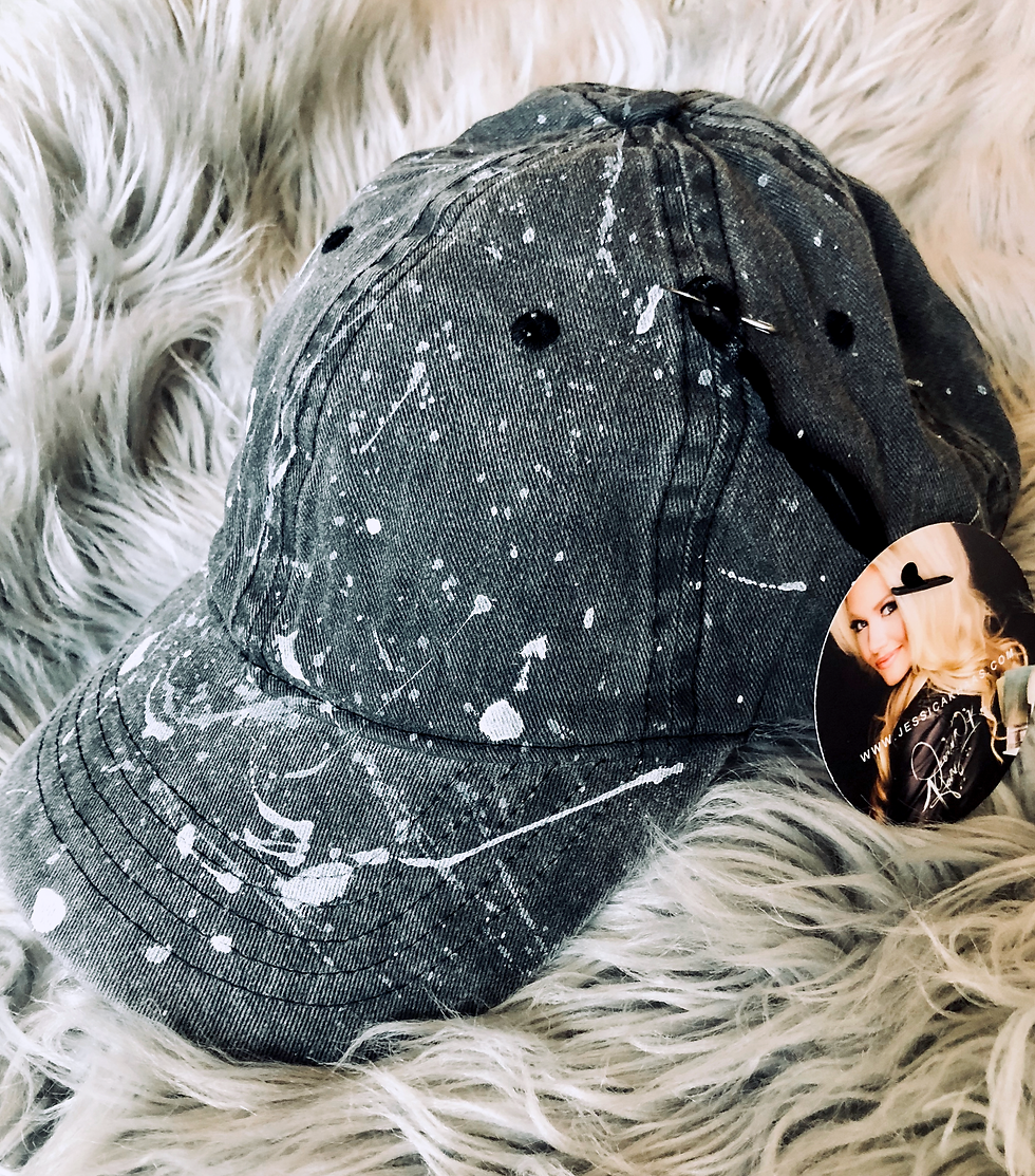 Thumbnail: Grey Acid Wash Splatter Hat