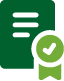 ícono certificados
