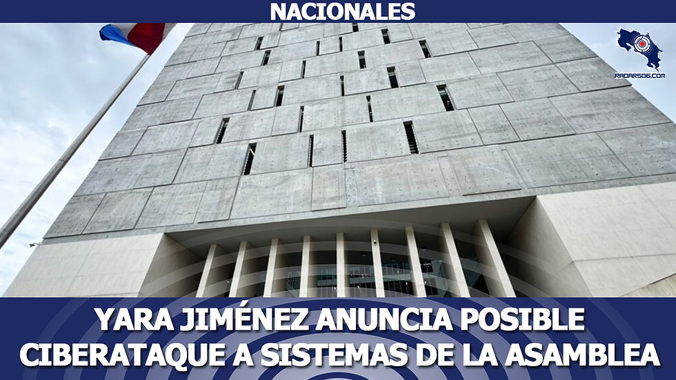 Yara Jiménez anuncia posible ciberataque a sistemas de la Asamblea Legislativa