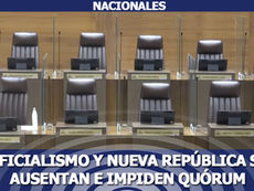 Oficialismo y Nueva República se ausentan e impiden quórum de penúltima sesión