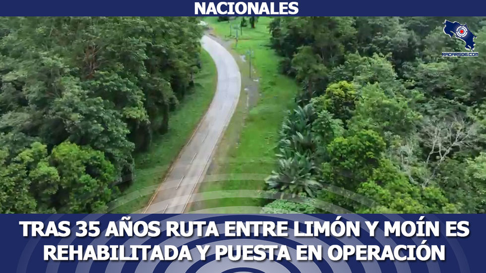 Ruta entre Limón y Moín es rehabilitada y puesta en operación