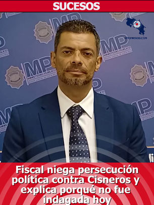 Fiscal niega persecución política contra Cisneros y explica porqué no fue indagada hoy