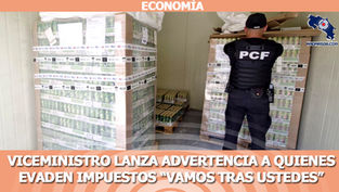 Viceministro lanza advertencia a quienes evaden impuestos “vamos tras ustedes”