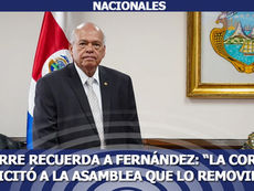 Aguirre recuerda a Fernández: “la Corte le solicitó a la Asamblea que lo removiera”