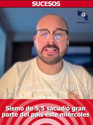 Sismo de 5,5 sacudió gran parte del país este miércoles 