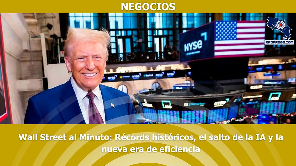 Wall Street al Minuto: Récords históricos, el salto de la IA y la nueva era de eficiencia
