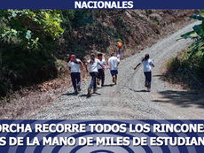 Antorcha recorre todos los rincones del país de la mano de miles de estudiantes