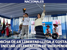 Antorcha de la Libertad llega a Costa Rica para iniciar celebración de independencia