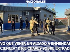 “Tuvo que venir un aliado a enmendar la ineficiencia” dice Chaves sobre extradición