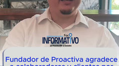 Fundador de Proactiva agradece a colaboradores y clientes por premio internacional