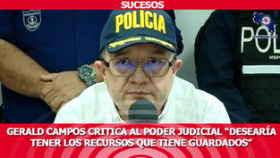 Gerald Campos critica al Poder Judicial “desearía tener los recursos que tiene guardados”