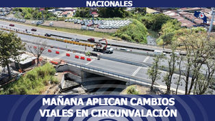 Mañana aplican cambios en circunvalación cercal del Parque de la Paz