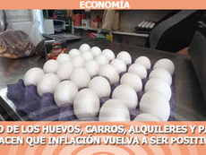 Costo de los huevos, carros, alquileres y papaya hacen que inflación vuelva a ser positiva